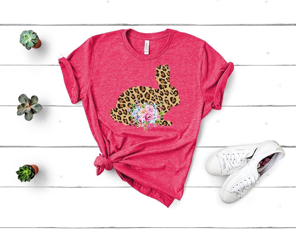 Leopard floral bunny