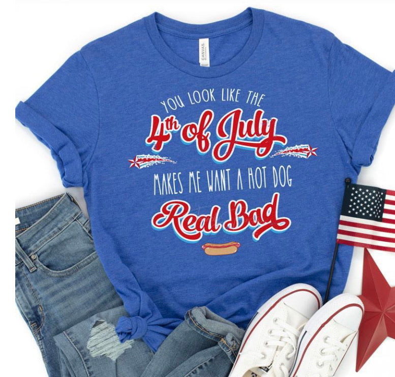 You make me want a hot dog real bad
