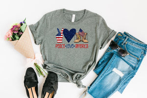 Peace love tees