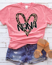 Load image into Gallery viewer, Customized leopard heart name
