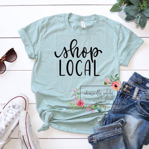 Shop local tee