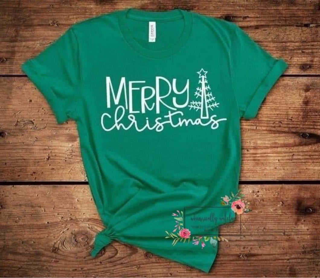 Merry Christmas (scripty font)