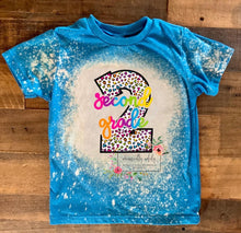 Load image into Gallery viewer, Tie dye bleached grade shirts (Pre-k thru 6th)
