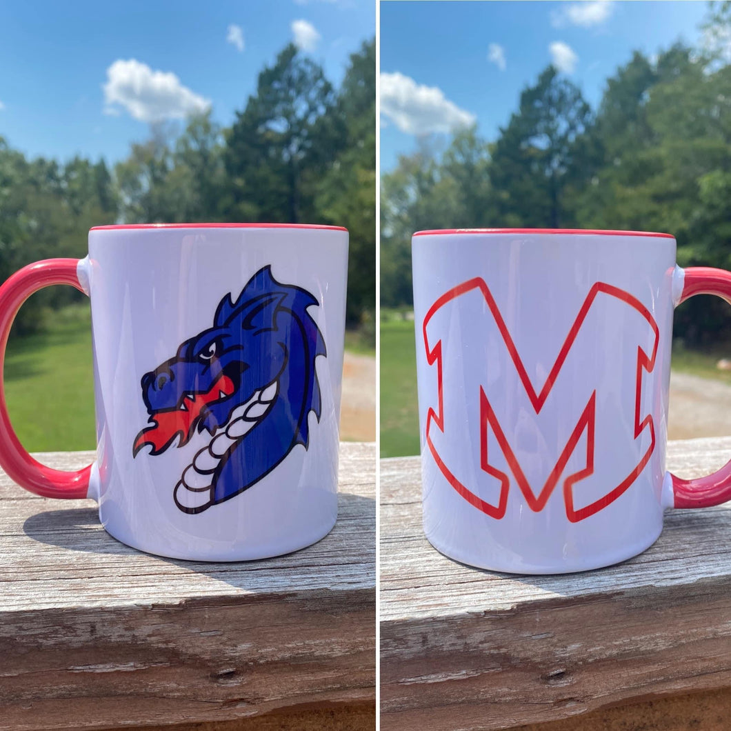 Custom school spirit mug