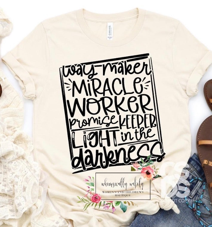 Way maker miracle worker