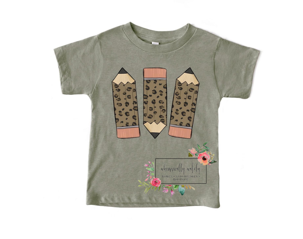 Leopard pencil tee