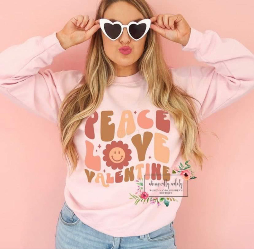 Peace love valentine