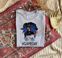 Load image into Gallery viewer, Messy Bun Game Day Tee (multiple teams)

