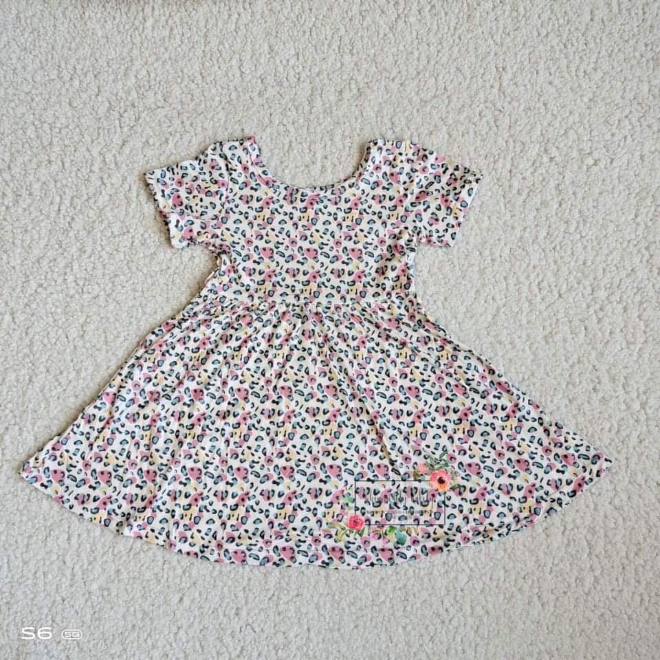 Multicolor Leopard Dress