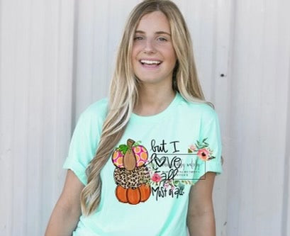 But I love fall most of all