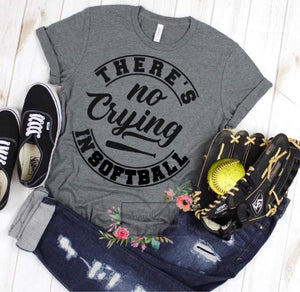 There’s no crying in softball