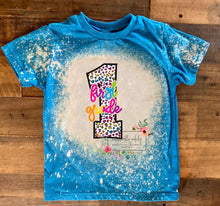 Load image into Gallery viewer, Tie dye bleached grade shirts (Pre-k thru 6th)
