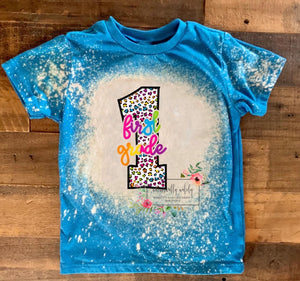 Tie dye bleached grade shirts (Pre-k thru 6th)