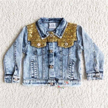 Load image into Gallery viewer, Custom embroidered jean jacket
