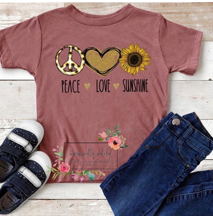 Peace Love Sunshine (kids)