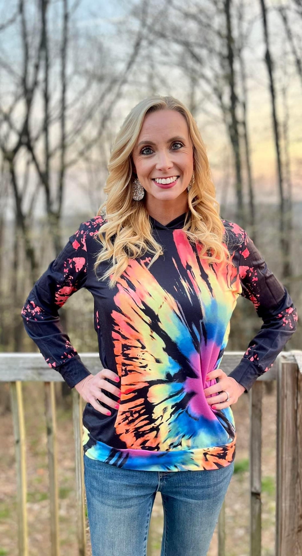 Tie dye hoodie