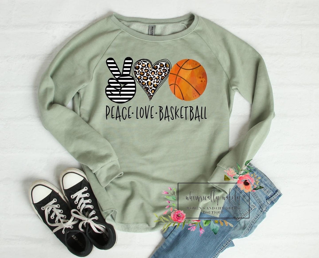 Peace love basketball