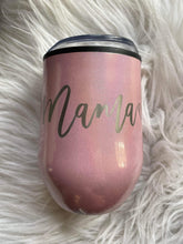 Load image into Gallery viewer, Iridescent Engraved Wine Tumblers (multiple designs)
