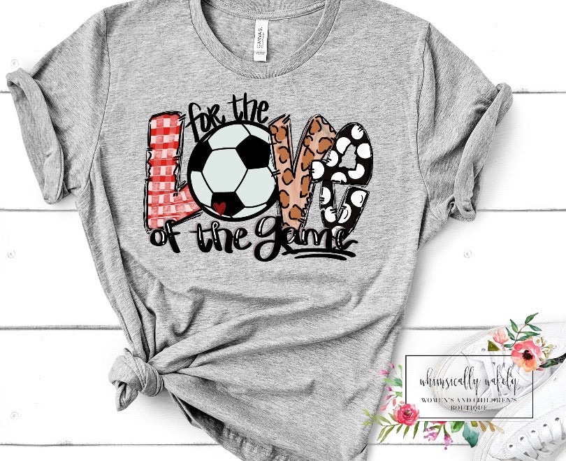 For the love of the game (soccer)
