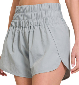 In stock windbreaker shorts