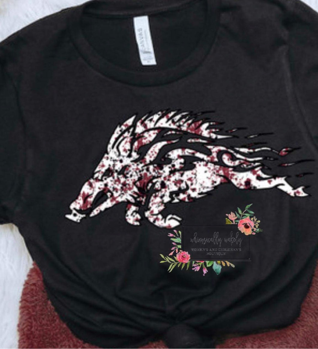 Paint Splatter Razorback Tee