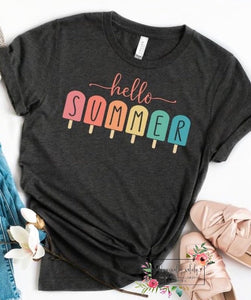 Hello summer popsicle