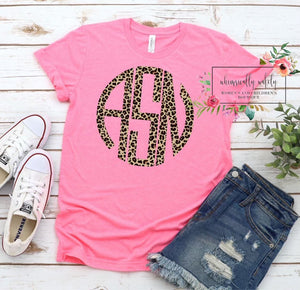 Monogram tees