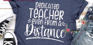 Dedicated teacher from a distance