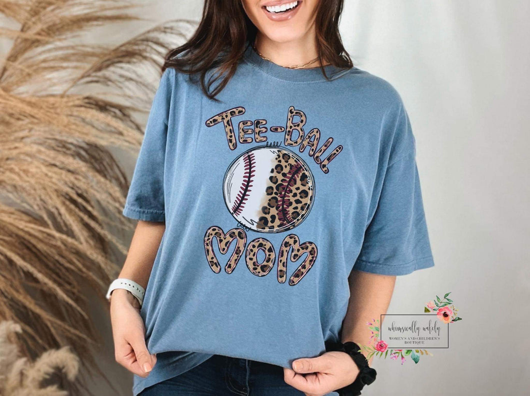 Tee-Ball Mom (leopard)