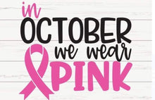 Load image into Gallery viewer, Breast Cancer Awareness Earrings/Bracelet

