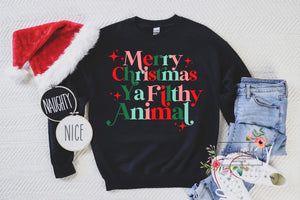 Merry Christmas Ya Filthy Animal