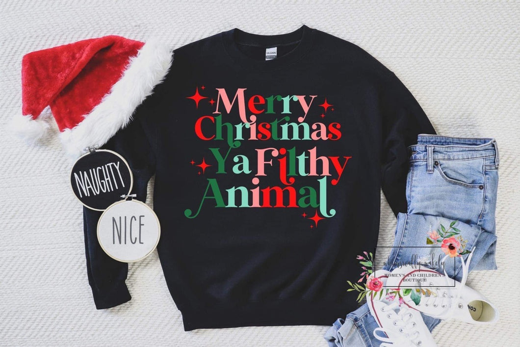 Merry Christmas Ya Filthy Animal