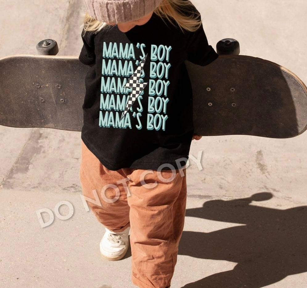 Mama’s Boy (checkered lightning bolt)