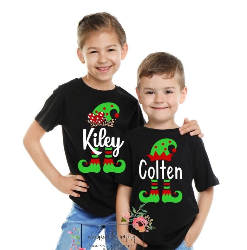 Christmas elf tee (kids)