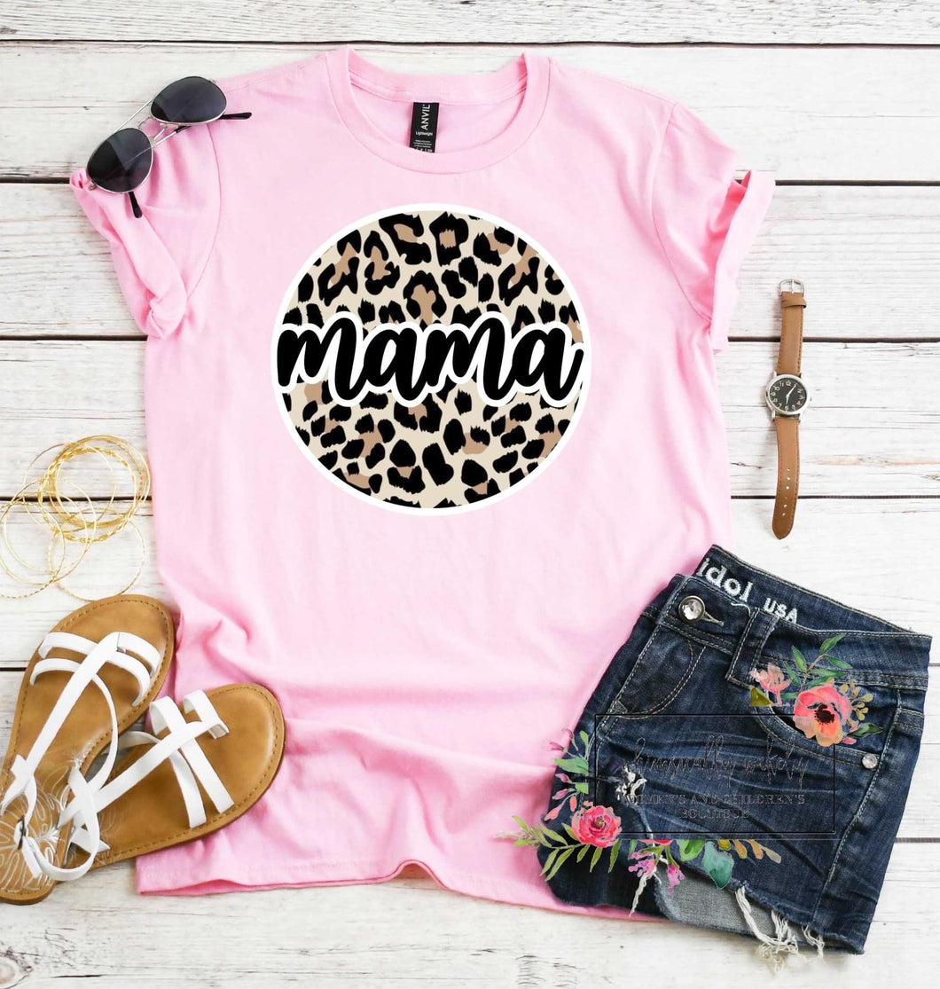 Mama leopard circle