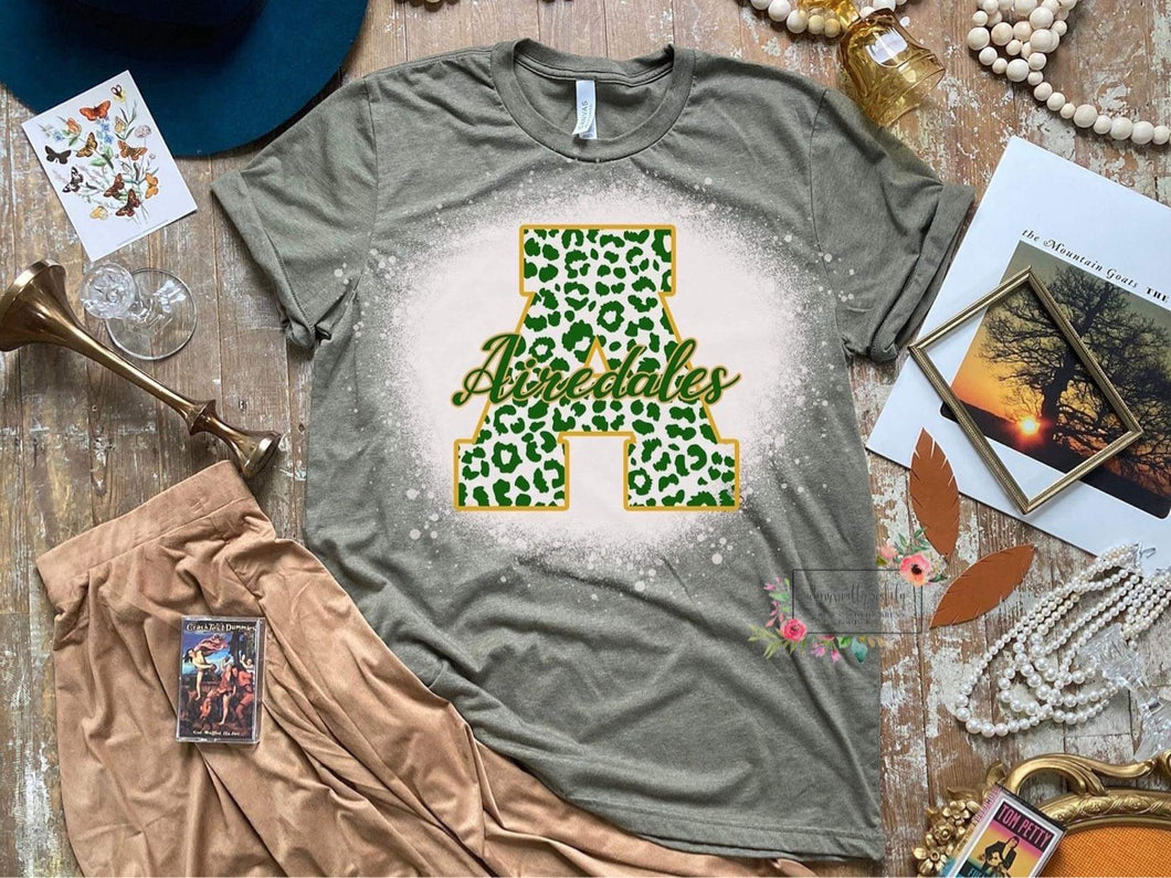 Bleached school spirit tees