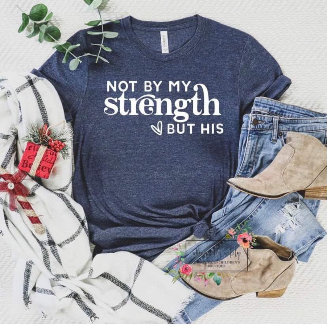 Not By My Strength But His