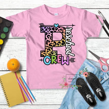 Load image into Gallery viewer, Multicolor leopard print back to school tees
