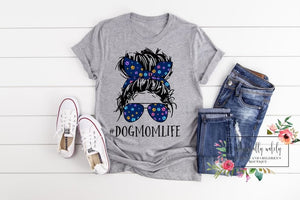 messybun hashtag tees