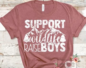 Support wildlife raise boys