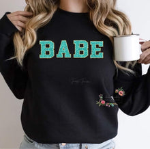 Load image into Gallery viewer, Faux Chenille Letter Tees
