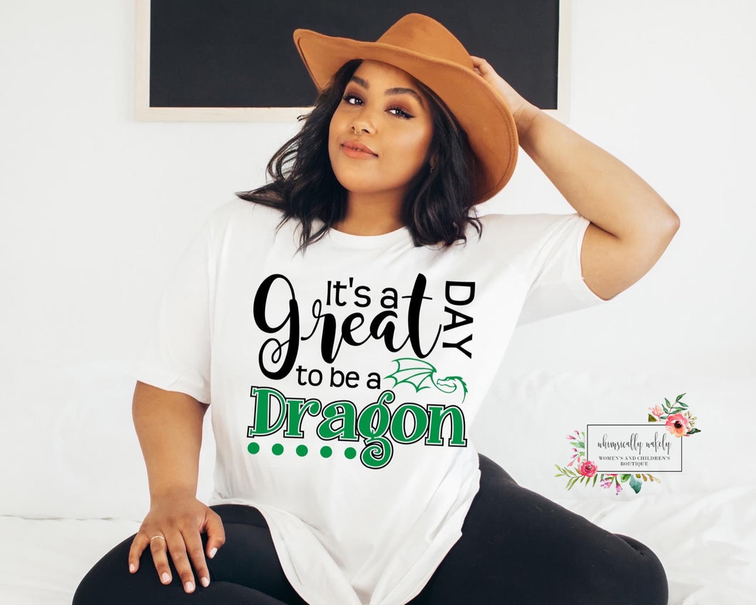 It’s a great day to be a dragon (accent color can change)