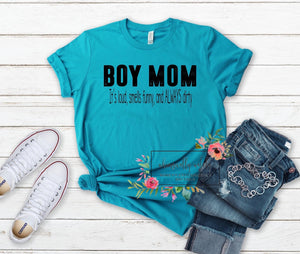 Boy Mom (smells funny)