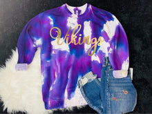 Load image into Gallery viewer, Customizable tie dye name/team sweatshirts
