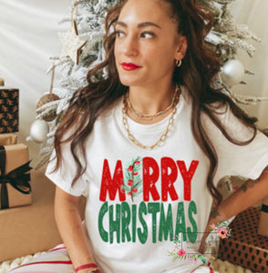 Merry Christmas retro