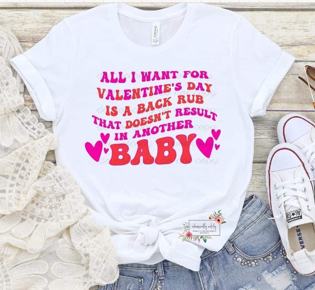 All I Want For Valentine’s Day Is A Back Rub
