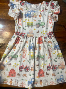 Farm flutter dress