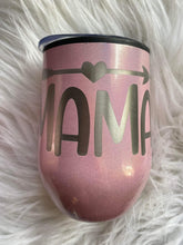 Load image into Gallery viewer, Iridescent Engraved Wine Tumblers (multiple designs)
