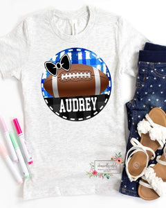 Customizable Football Tee