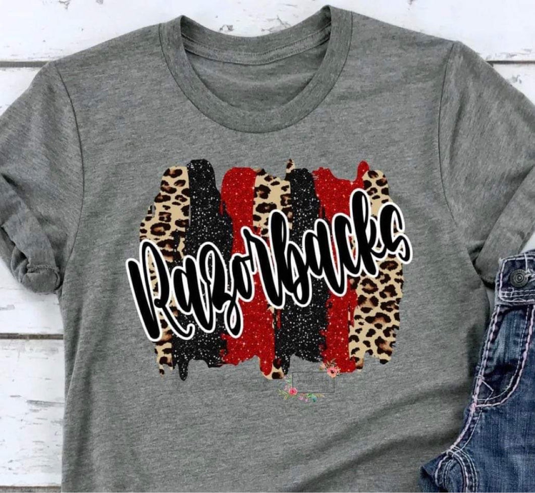 Razorbacks Leopard Swash
